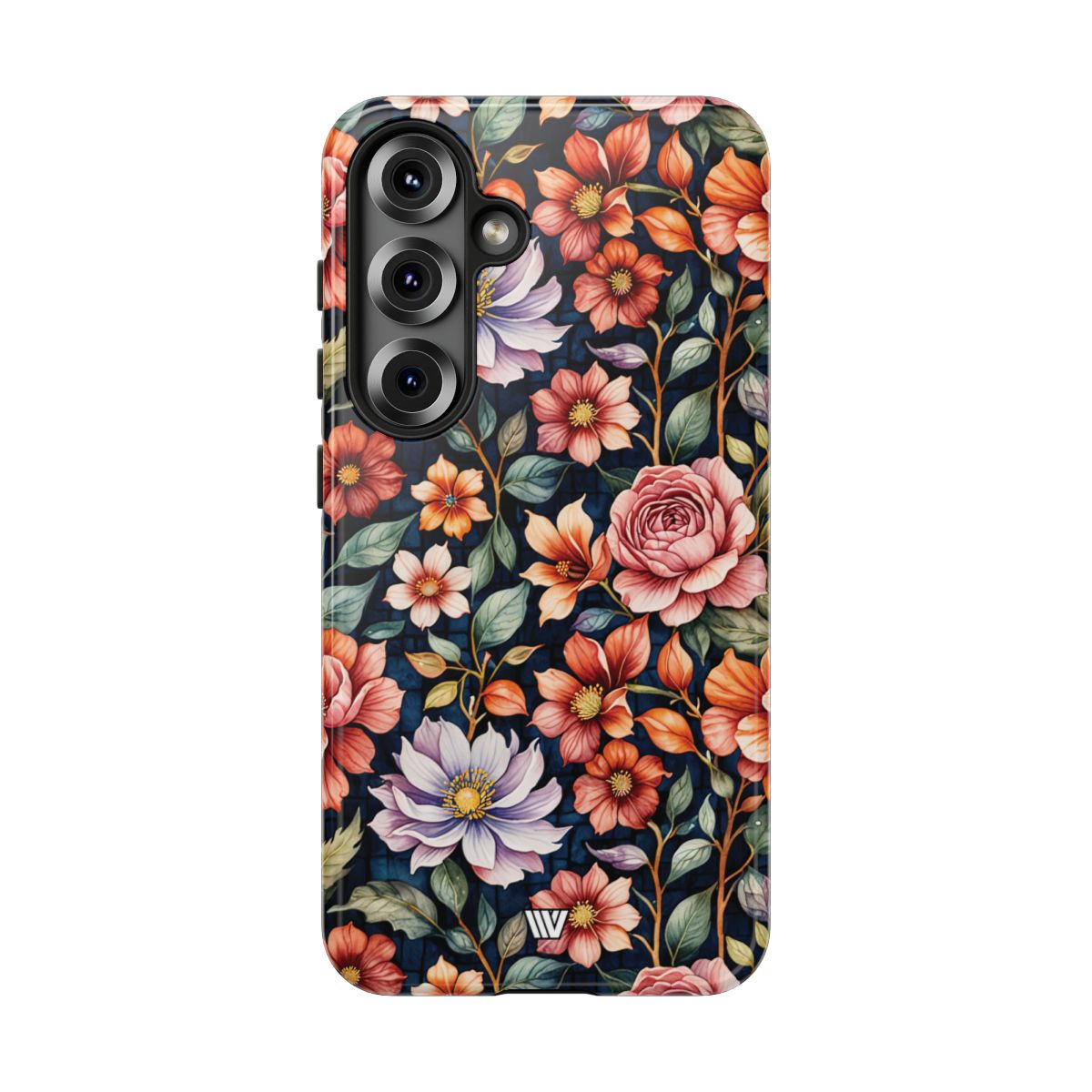 Night Bloom Bouquet Tough Phone Case – Samsung Galaxy S25, Glossy
