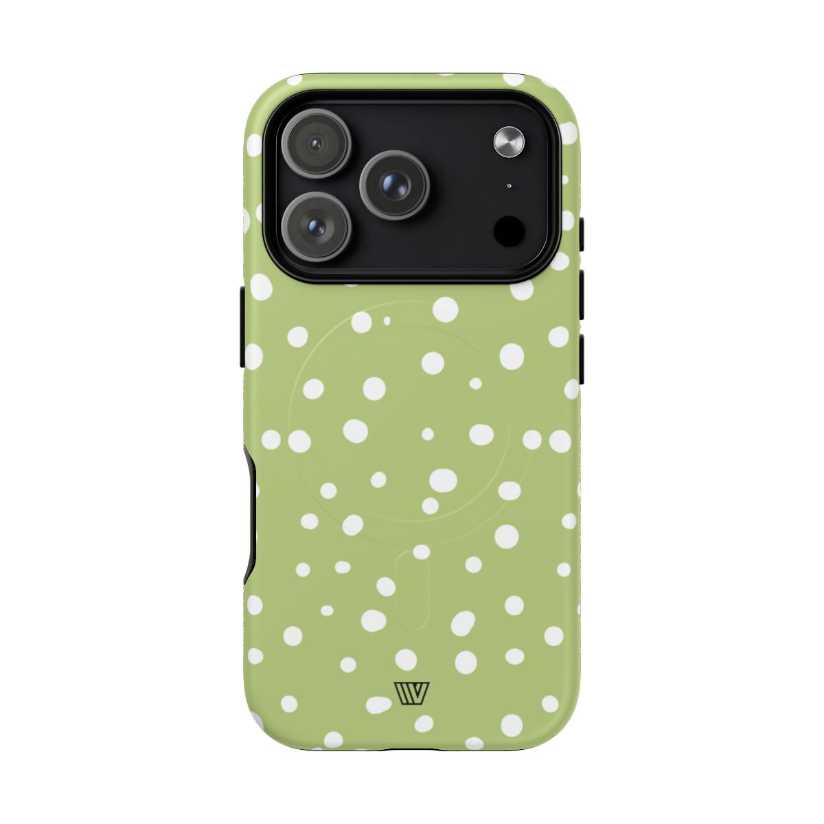 PALE OLIVE DOTS | MagSafe Tough iPhone Case