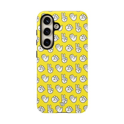 Rock Paper Scissors Tough Phone Case – Samsung Galaxy S24, Matte