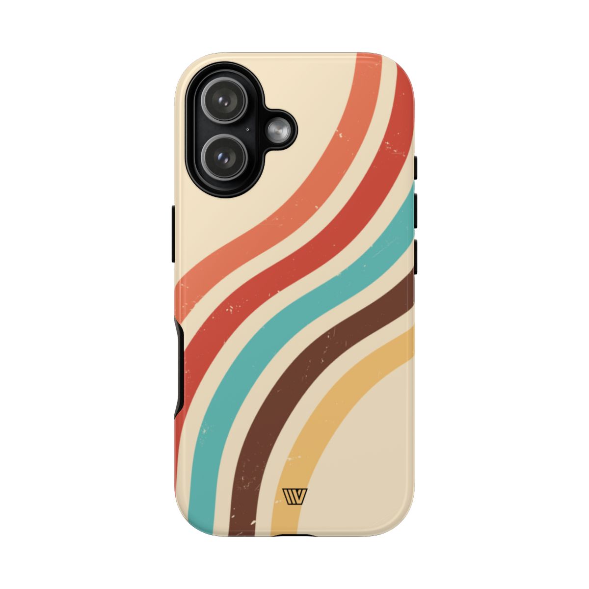 Vintage Stripe Tough Phone Case – iPhone 17, Glossy