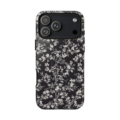 Inked Petals Tough Phone Case – iPhone 17 Pro Max, Glossy