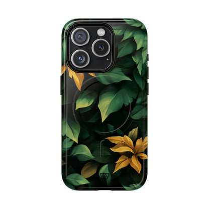 Luxe Leaf MagSafe Tough iPhone Case – iPhone 15 Pro, Glossy