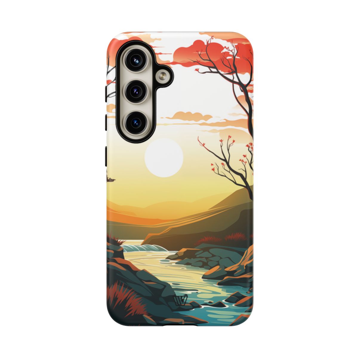 River Sunset Tough Phone Case – Samsung Galaxy S24, Matte