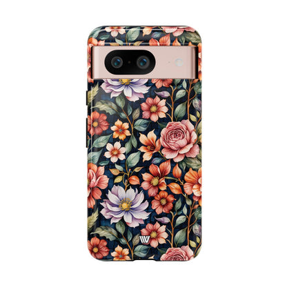 Night Bloom Bouquet Tough Phone Case – Google Pixel 8, Glossy