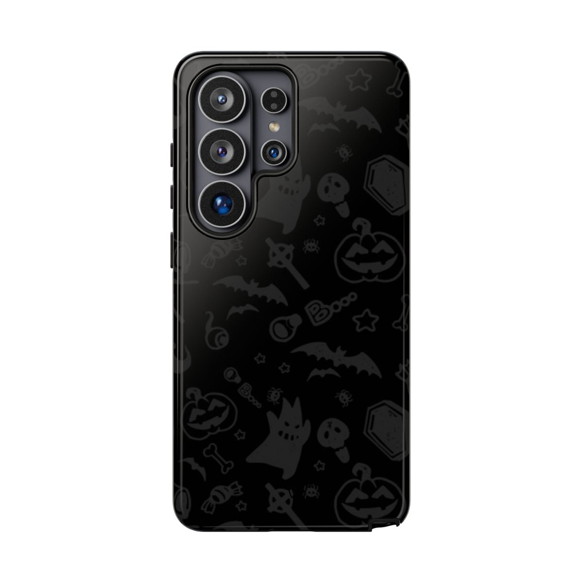 Spooky Halloween Pattern Black Tough Case – Samsung Galaxy S26 Ultra, Glossy