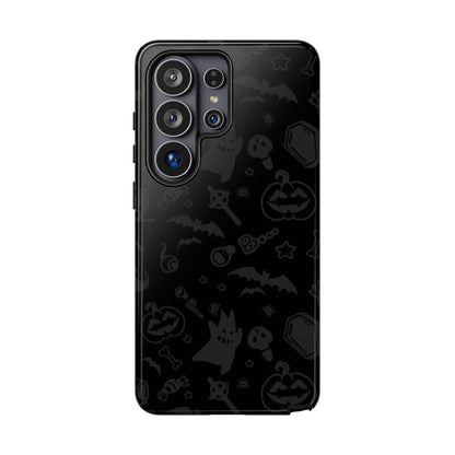 Spooky Halloween Pattern Black Tough Case – Samsung Galaxy S26 Ultra, Glossy