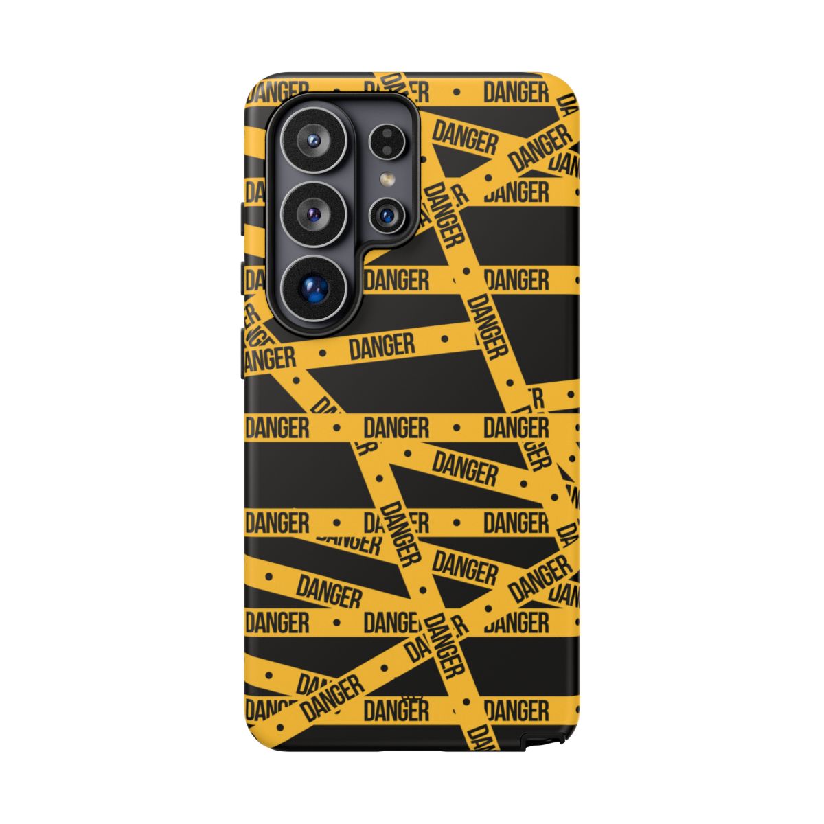 Danger Tape Tough Phone Case – Samsung Galaxy S26 Ultra, Matte