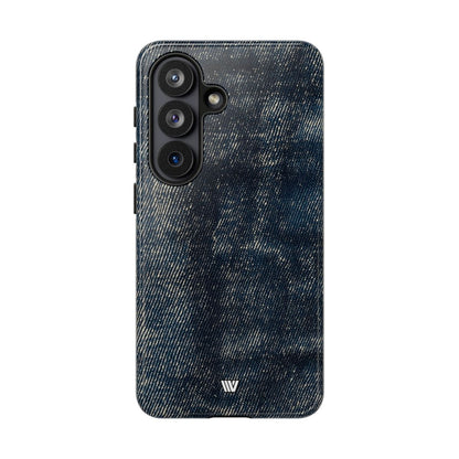 Faded Denim Tough Phone Case – Samsung Galaxy S26, Glossy