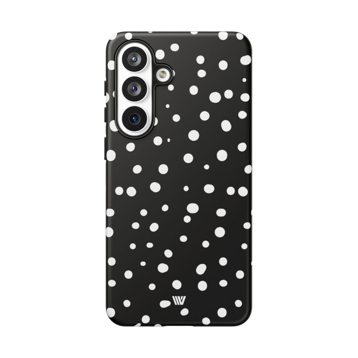 Black and White Dots Tough Phone Case – Samsung Galaxy S26 Plus, Matte