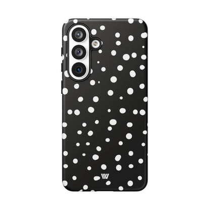 Black and White Dots Tough Phone Case – Samsung Galaxy S26 Plus, Matte