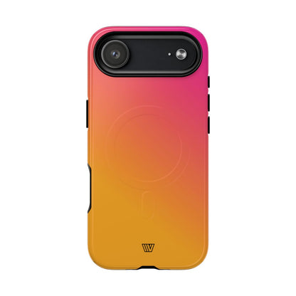 Hot Pink Orange MagSafe Tough iPhone Case – iPhone 17 Air, Glossy