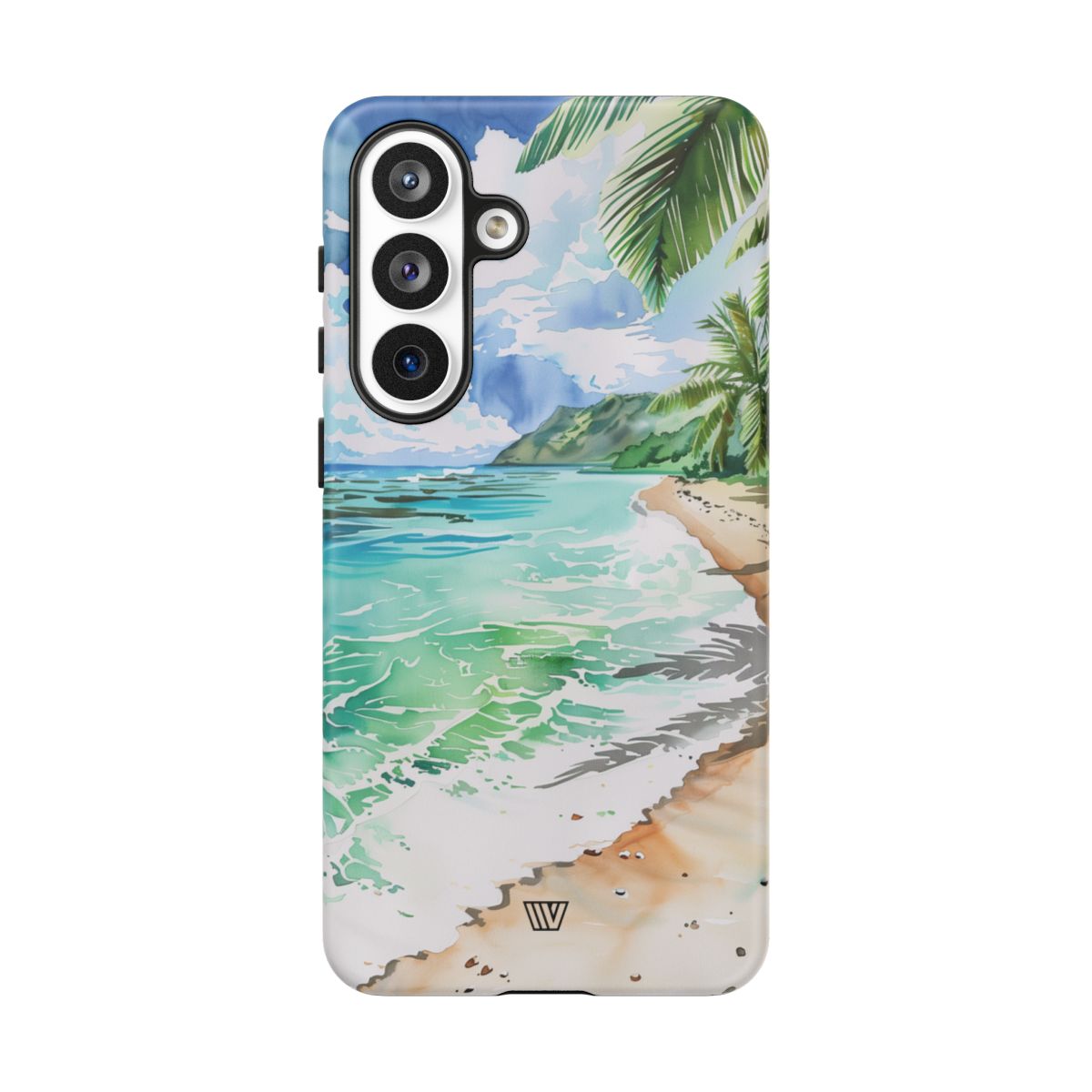 Watercolor Beach Tough Phone Case – Samsung Galaxy S26 Plus, Matte