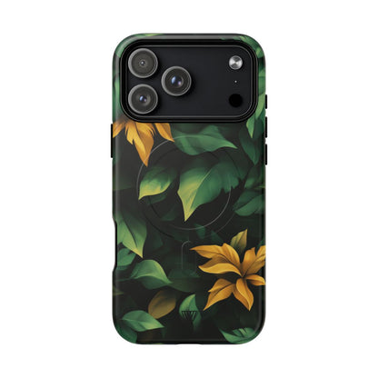 Luxe Leaf MagSafe Tough iPhone Case – iPhone 17 Pro Max, Matte