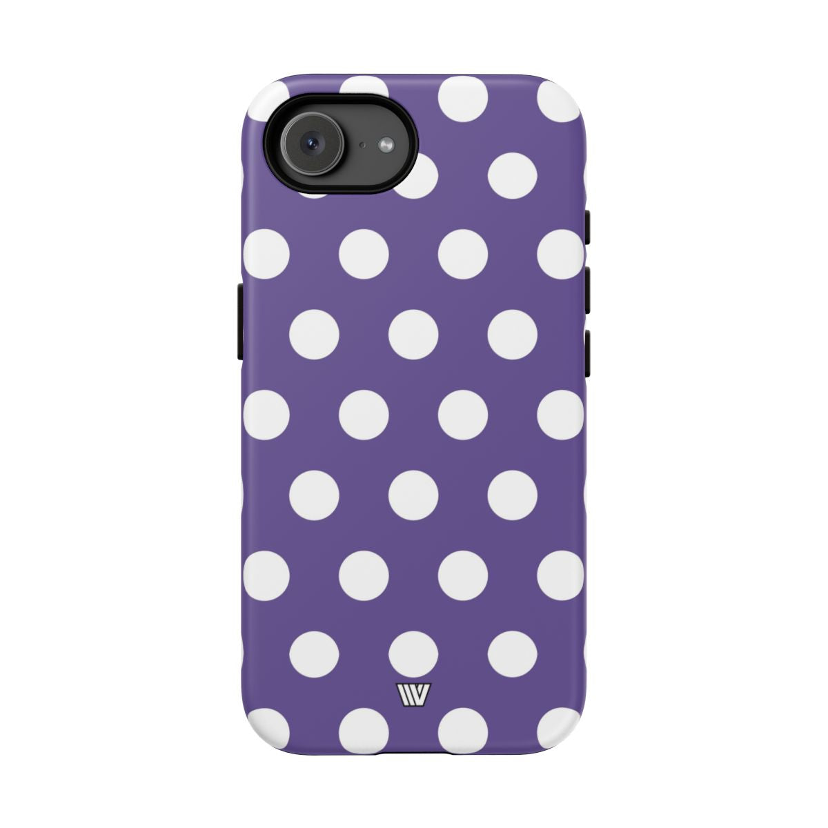 Purple Polka Dots Tough Phone Case – iPhone 16e, Matte