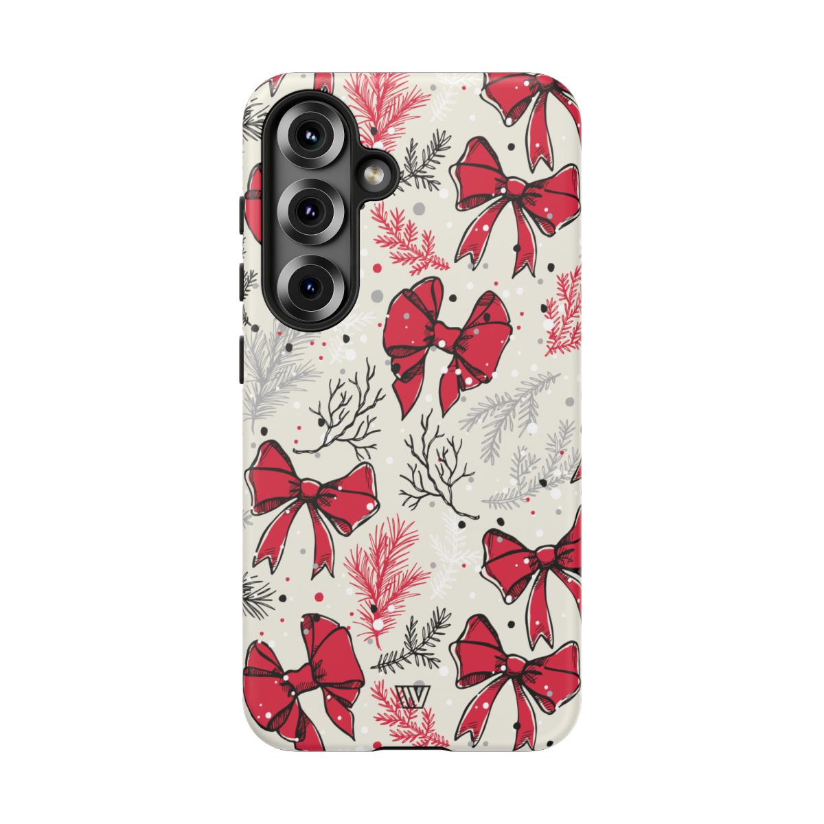 Winter Bows Tough Phone Case – Samsung Galaxy S25, Matte