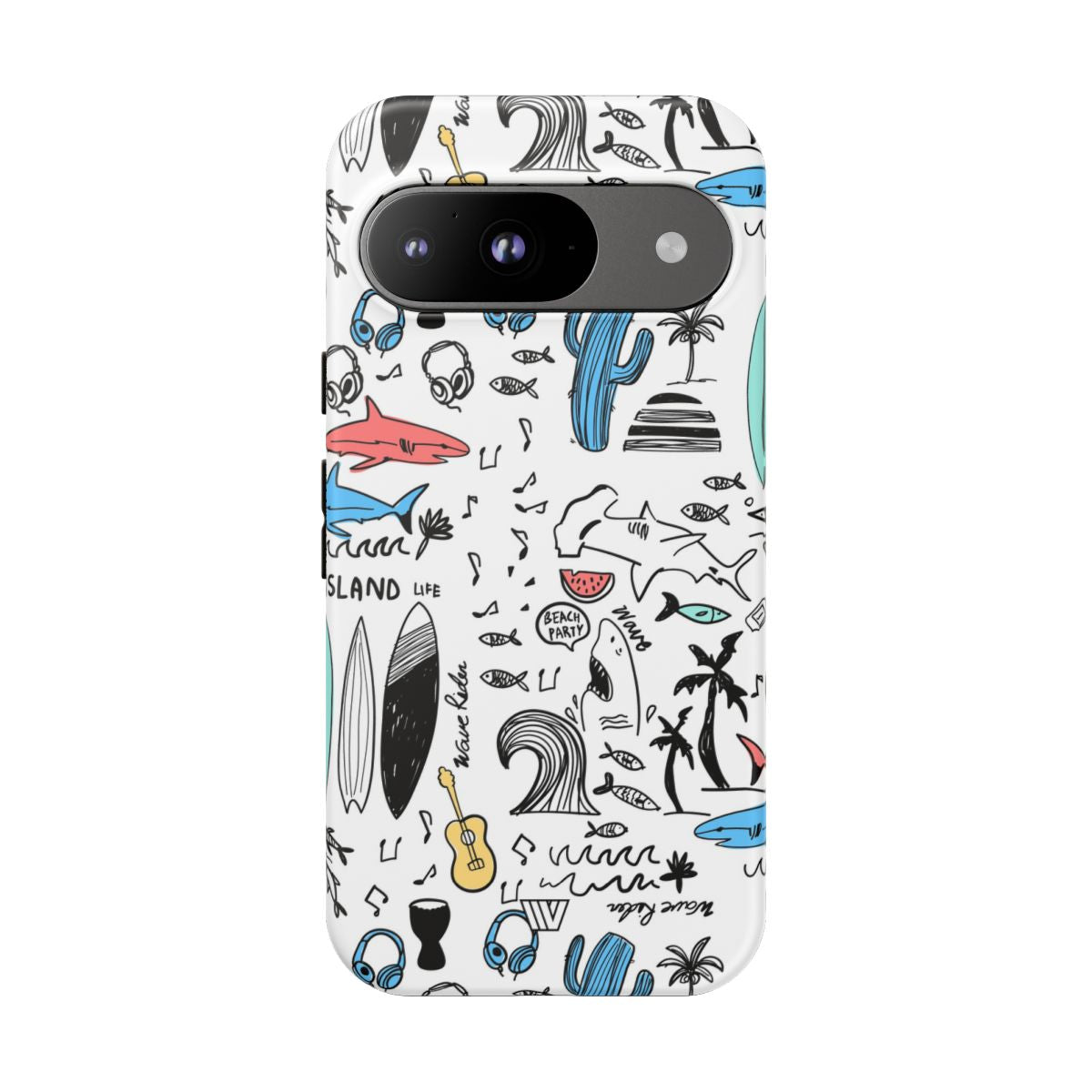 DOODLE BEACH PARTY | Tough Phone Case