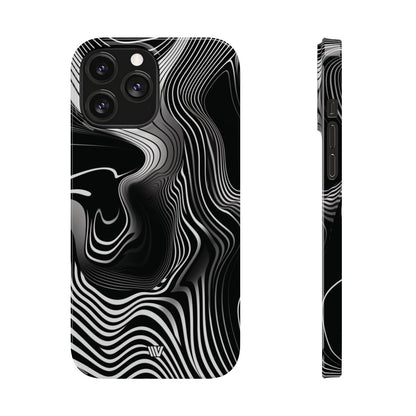 ABSTRACT ZEBRA STRIPES | Slim iPhone Case