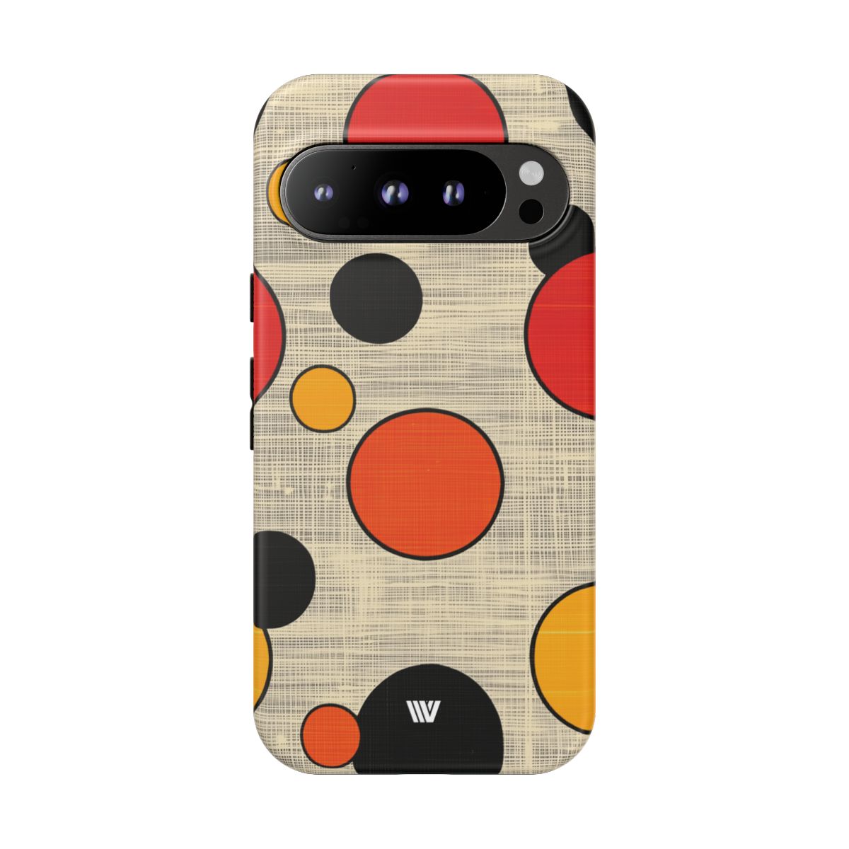 Mid-Century Dots Tough Phone Case – Google Pixel 9 Pro, Matte