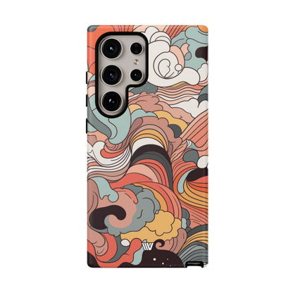 ABSTRACT DOODLE CLOUDS | Tough Phone Case
