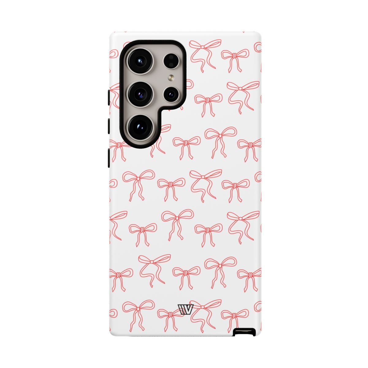 RED RIBBON CHARM | Tough Phone Case