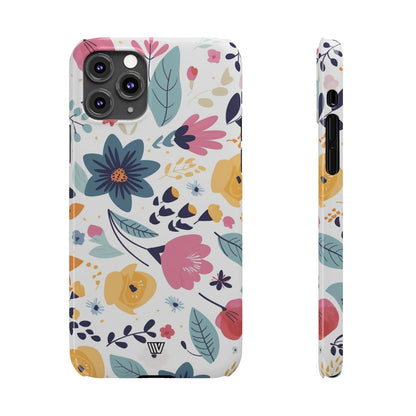 FLOWER PATTERN | Slim iPhone Case