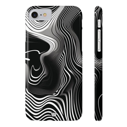 ABSTRACT ZEBRA STRIPES | Slim iPhone Case