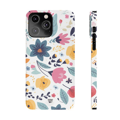 FLOWER PATTERN | Slim iPhone Case