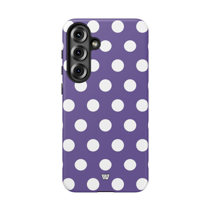 PURPLE POLKA DOTS | Tough Phone Case