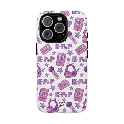 K-Pop Fan Tough Phone Case – iPhone 16 Pro, Glossy