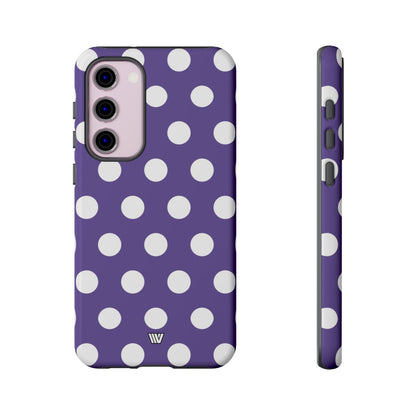 PURPLE POLKA DOTS | Tough Phone Case