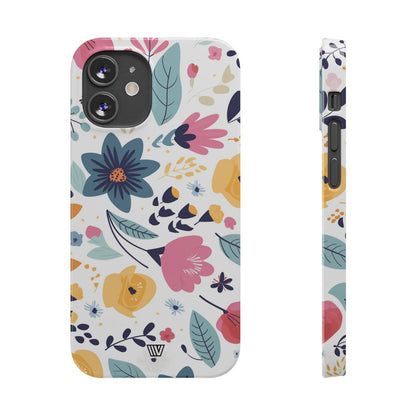 FLOWER PATTERN | Slim iPhone Case