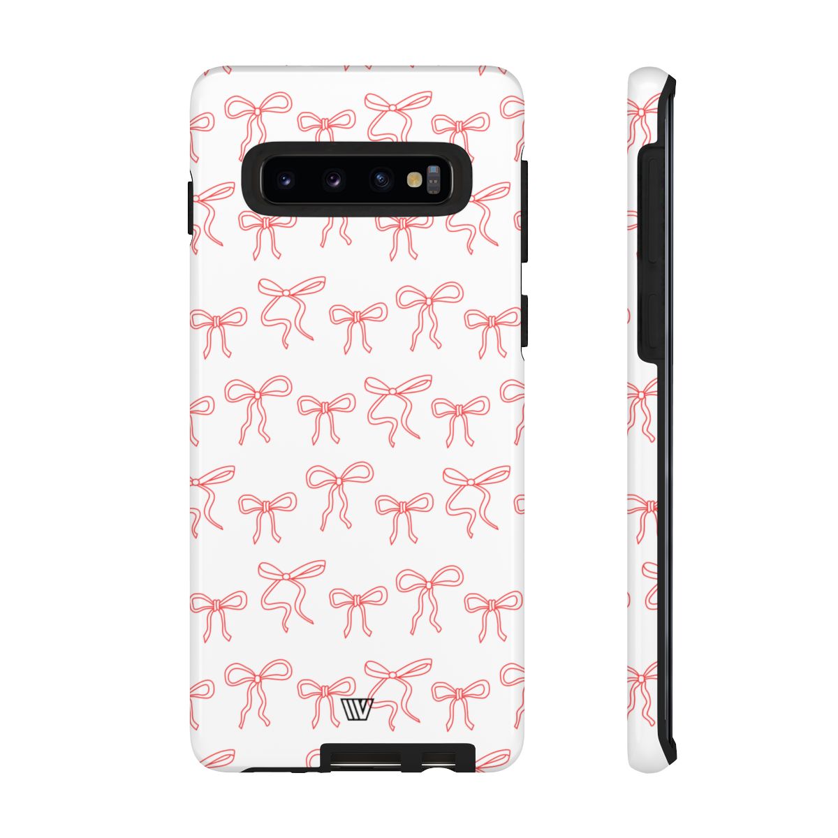 RED RIBBON CHARM | Tough Phone Case