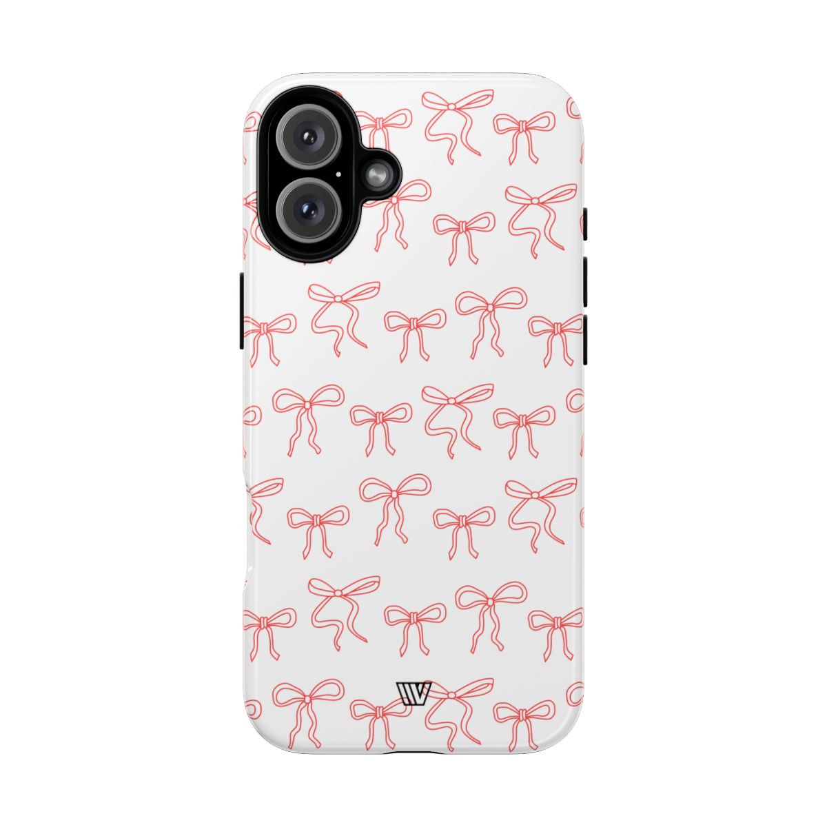 RED RIBBON CHARM | Tough Phone Case