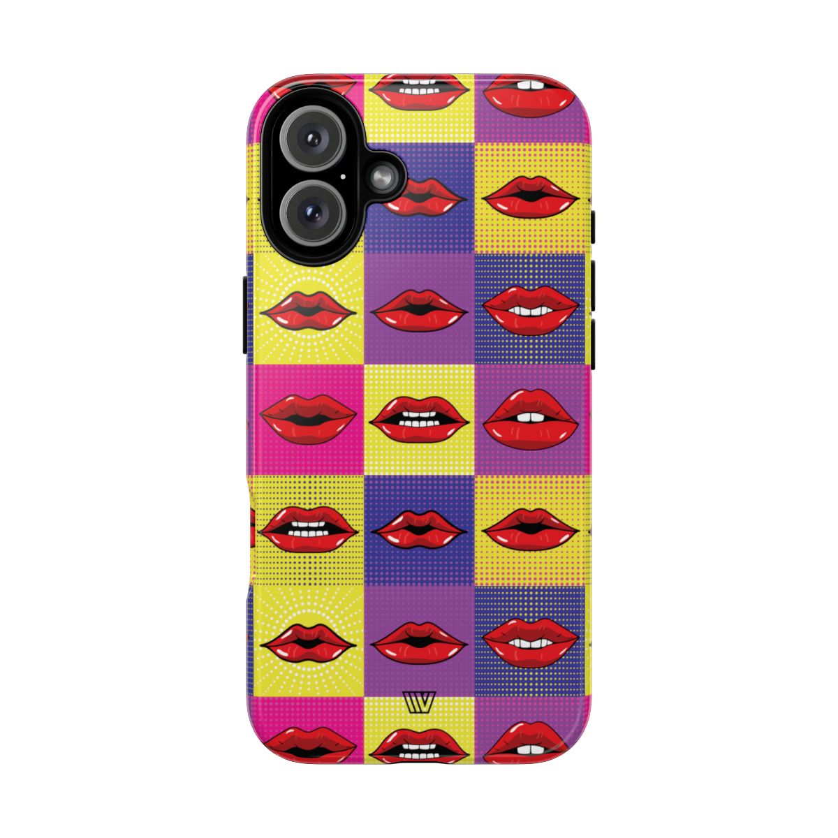 Pop Art Lips Tough Phone Case – iPhone 16 Plus, Glossy