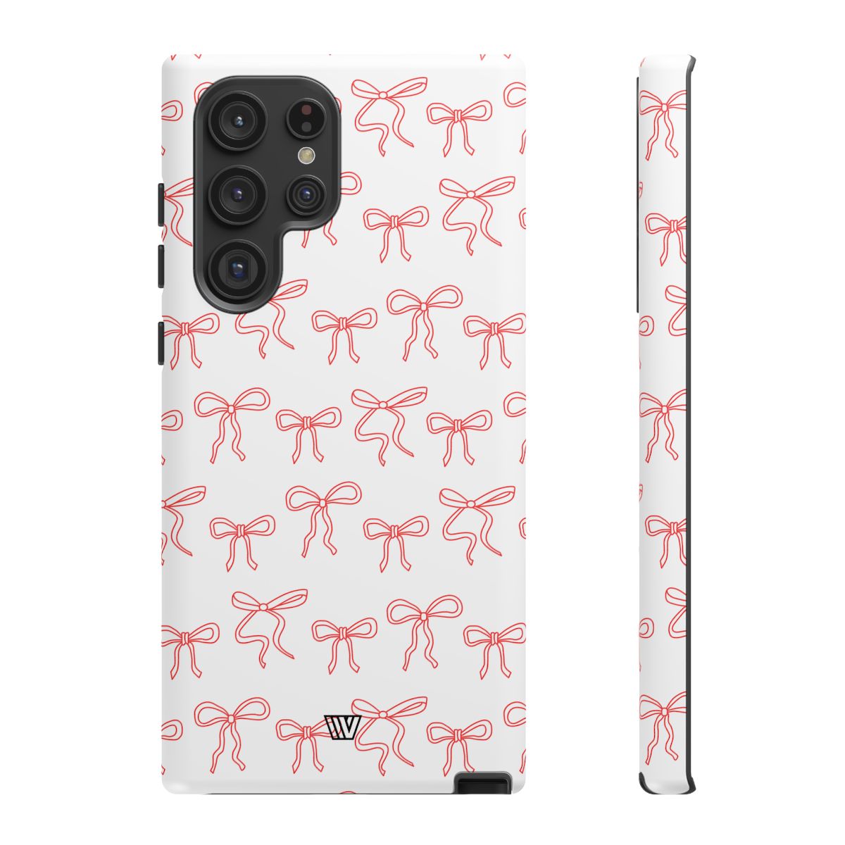 RED RIBBON CHARM | Tough Phone Case