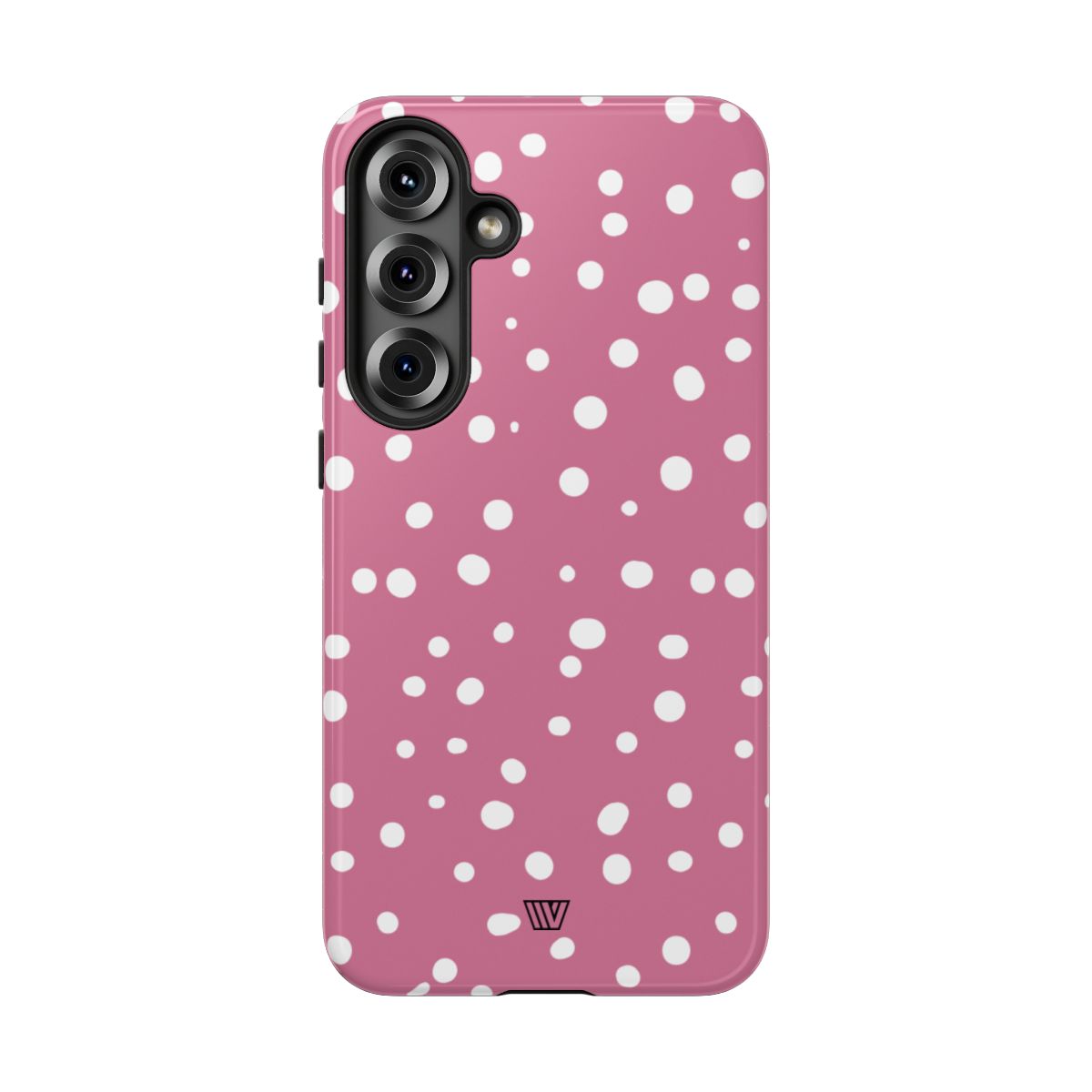 Blush Red Dots Tough Phone Case – Samsung Galaxy S25 Plus, Glossy