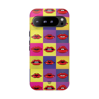 Pop Art Lips Tough Phone Case – Google Pixel 9 Pro XL, Glossy