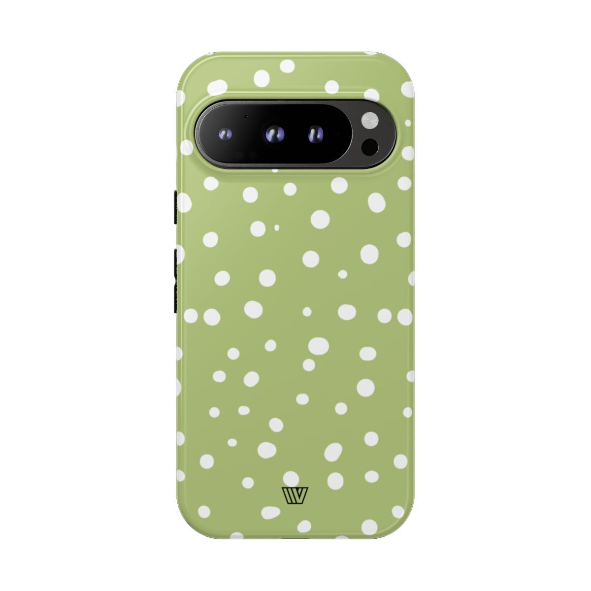 PALE OLIVE DOTS | Tough Phone Case