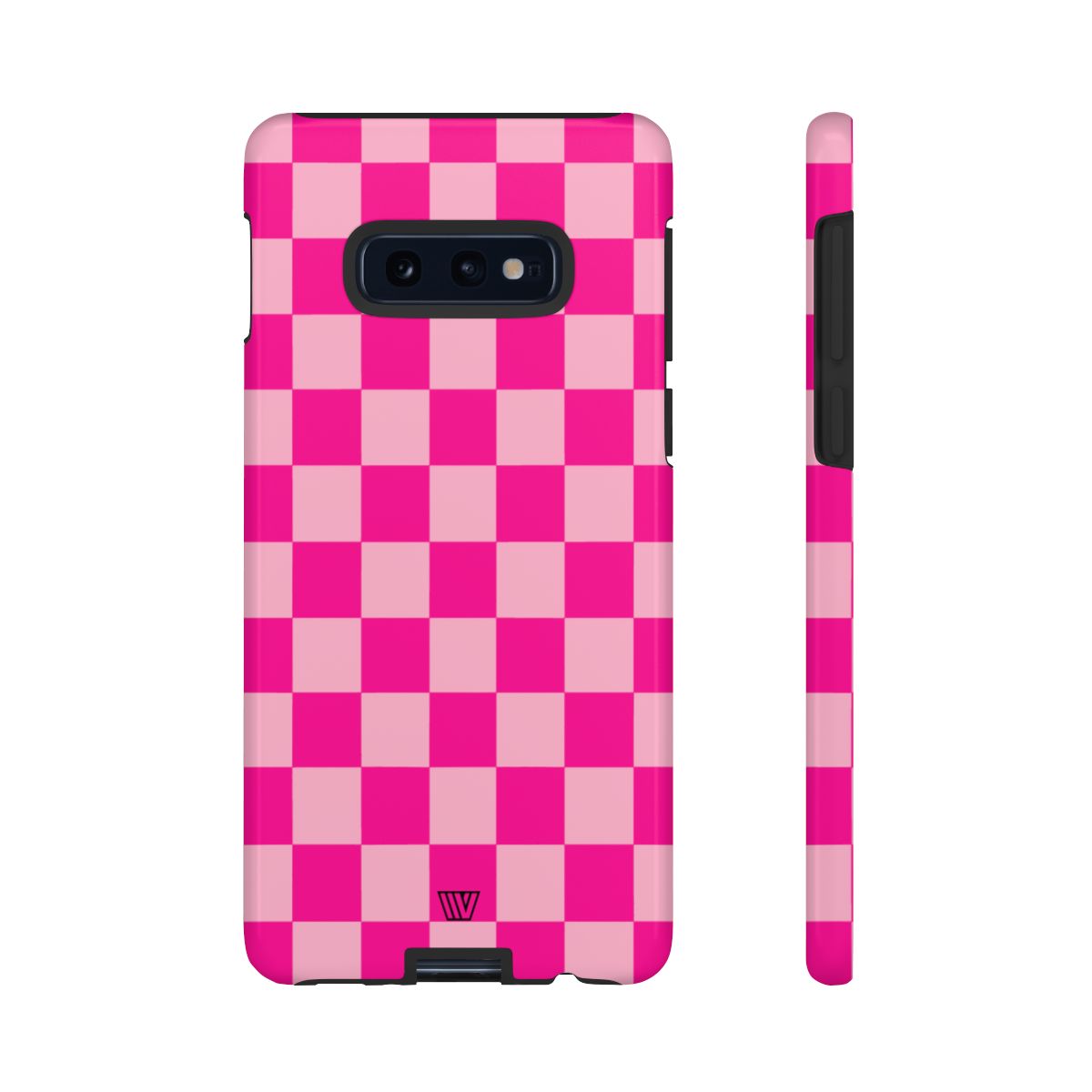 HOT PINK CHECKERBOARD | Tough Phone Case