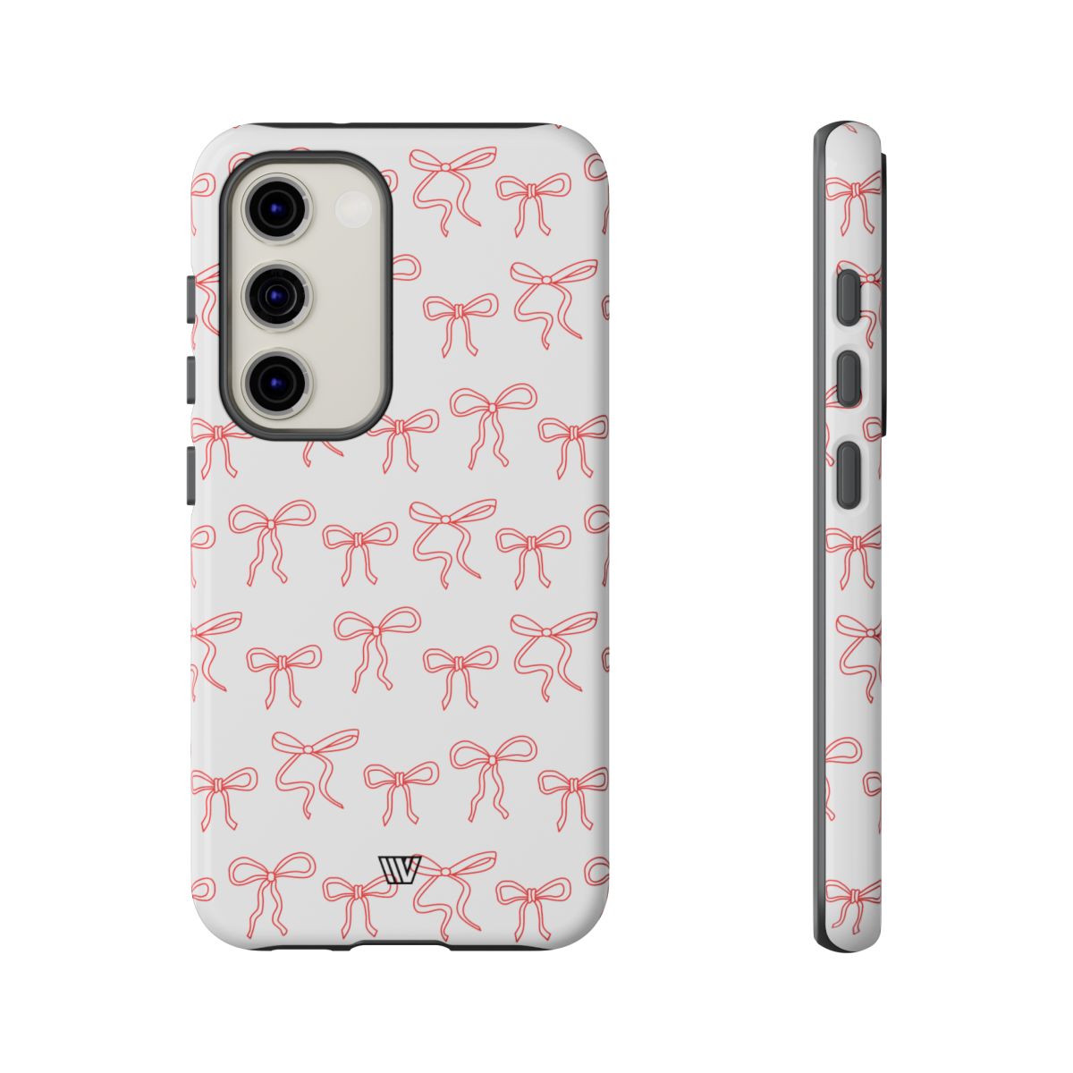 RED RIBBON CHARM | Tough Phone Case