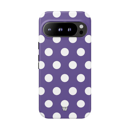 PURPLE POLKA DOTS | Tough Phone Case