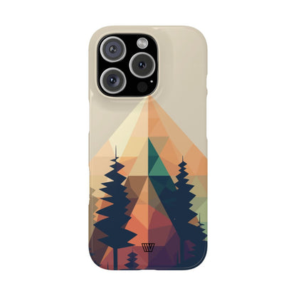 ABSTRACT MOUNTAIN PEAK | Slim iPhone Case