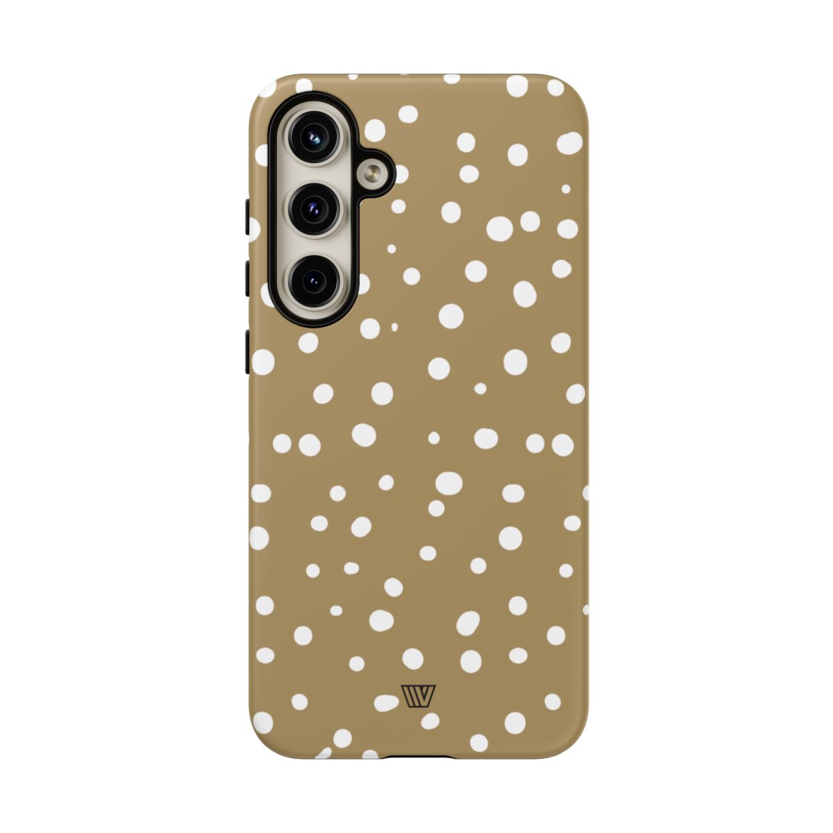 Dark Beige Dots Tough Phone Case – Samsung Galaxy S24 Plus, Matte