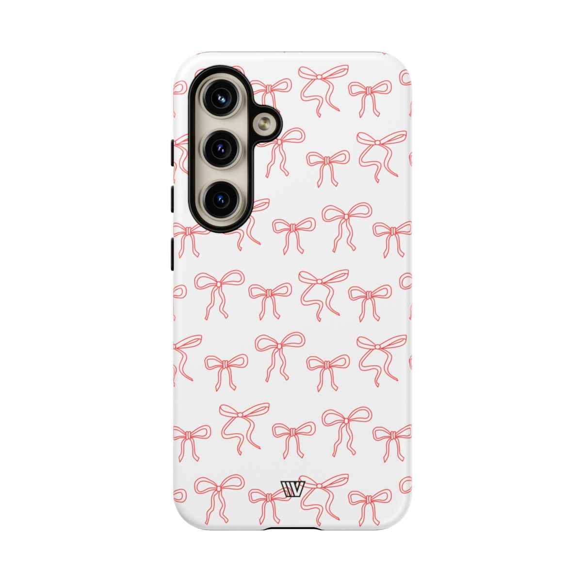 RED RIBBON CHARM | Tough Phone Case