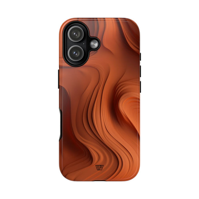 Desert Wave Tough Phone Case – iPhone 17, Glossy