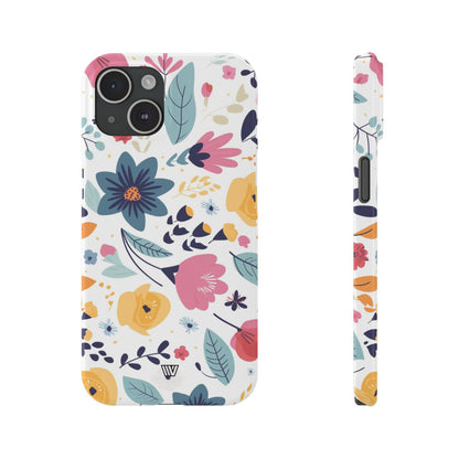 FLOWER PATTERN | Slim iPhone Case