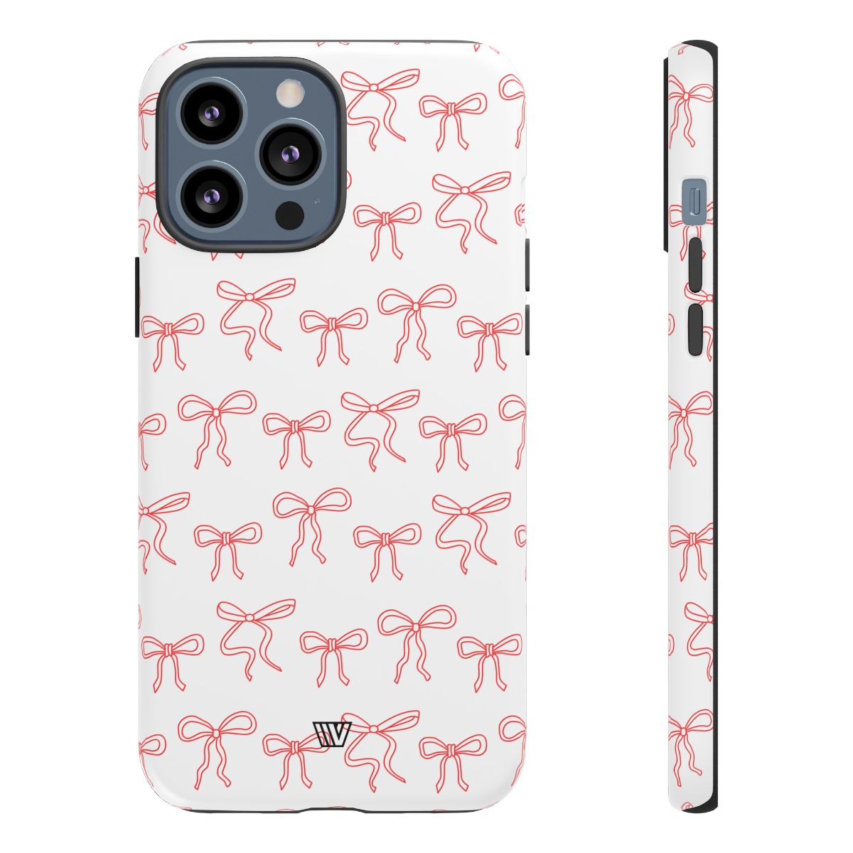 RED RIBBON CHARM | Tough Phone Case