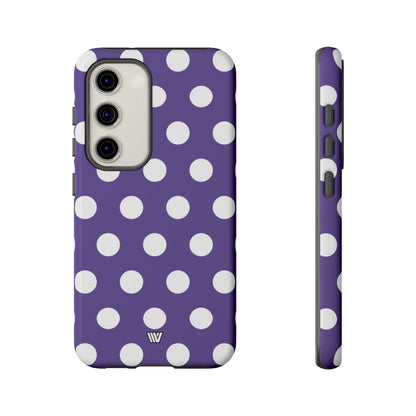 PURPLE POLKA DOTS | Tough Phone Case