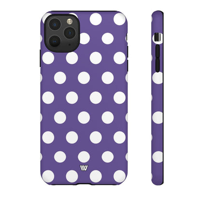 PURPLE POLKA DOTS | Tough Phone Case