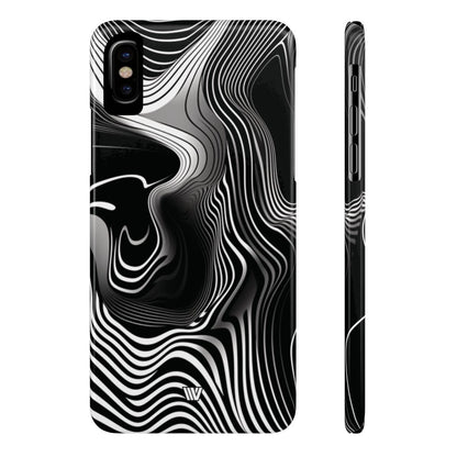 ABSTRACT ZEBRA STRIPES | Slim iPhone Case